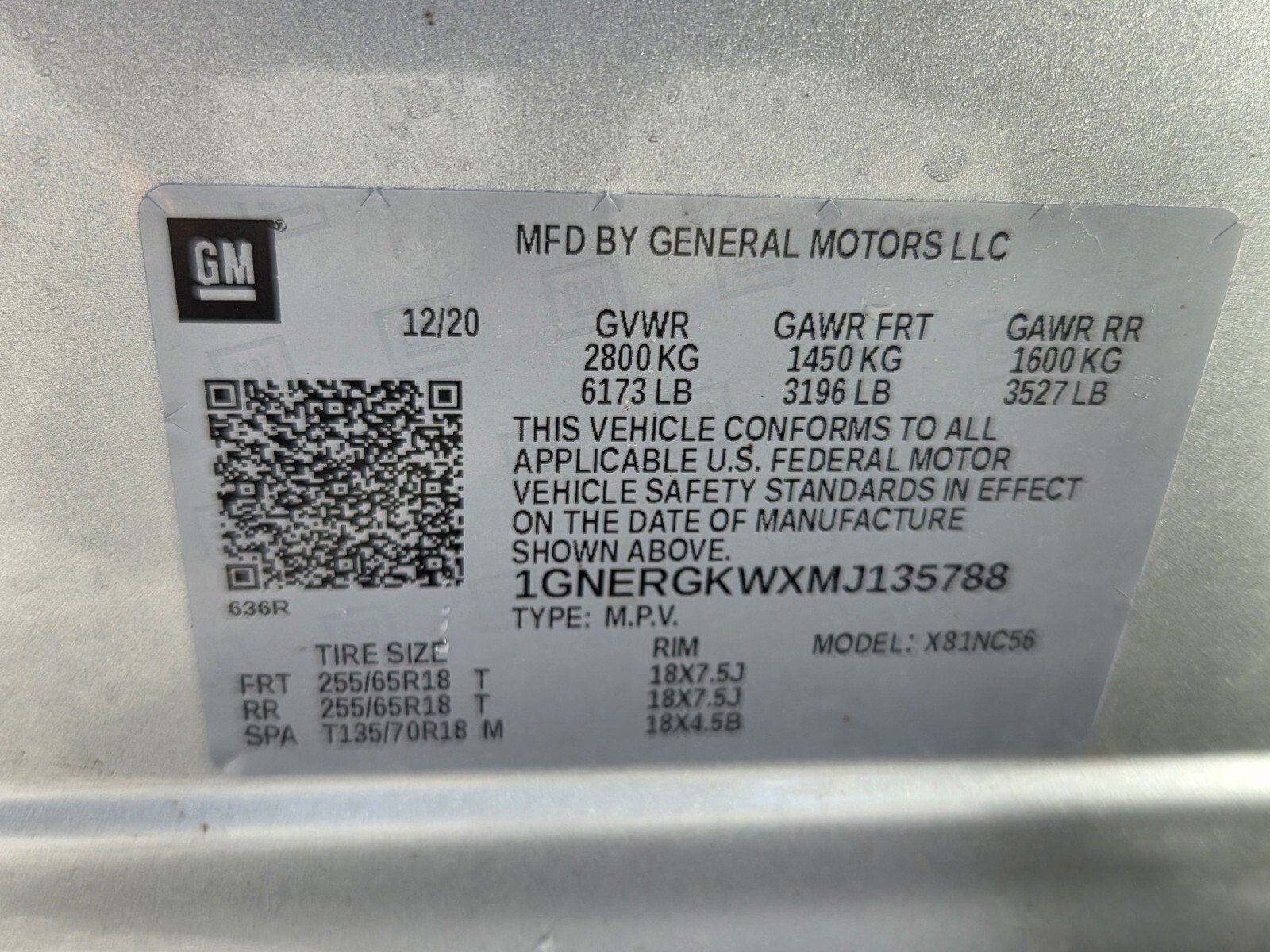 Certified 2021 Chevrolet Traverse LT FWD image 21