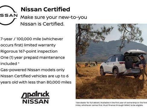 Certified 2025 Nissan Pathfinder SV image 3
