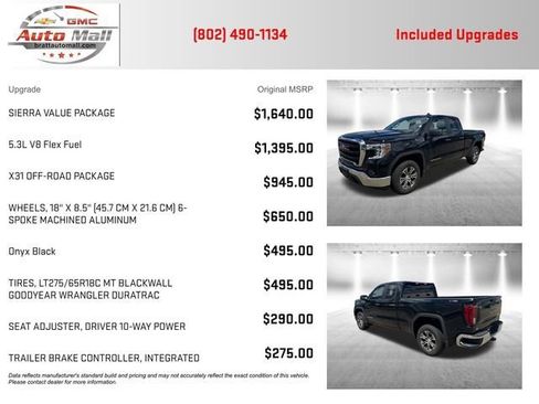 Used 2021 GMC Sierra 1500 4x4 Double Cab w/ Sierra Value Package image 4