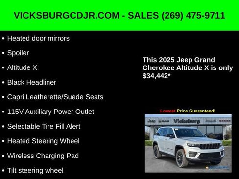 New 2025 Jeep Grand Cherokee Altitude image 33