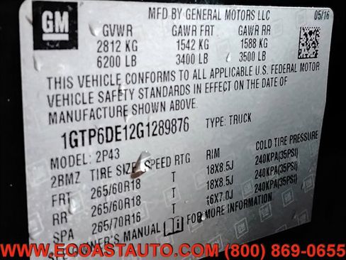 Used 2016 GMC Canyon SLT w/ Driver Alert Package AWD/4WD image 17