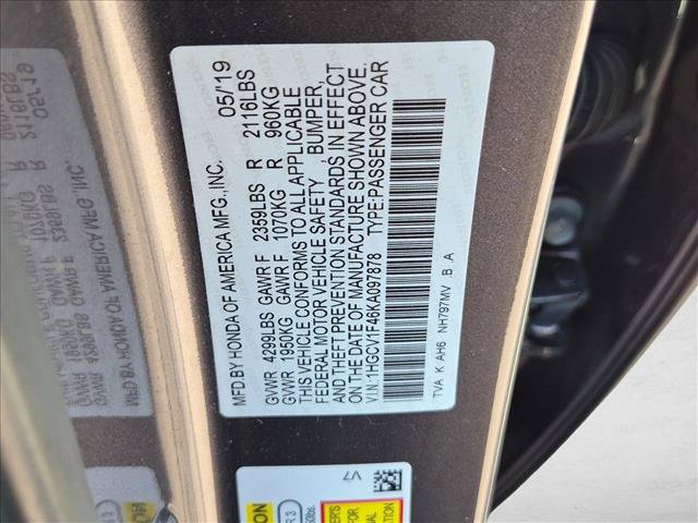 Used 2019 Honda Accord EX image 23