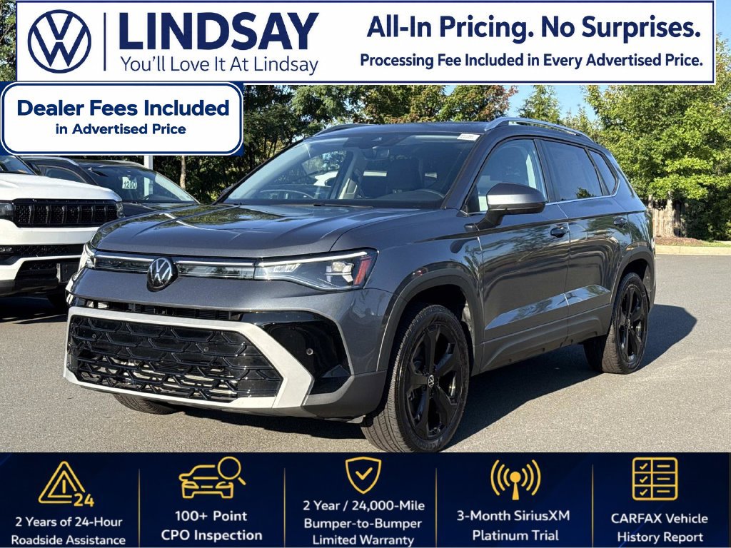 Certified 2025 Volkswagen Taos SEL w/ Black Wheel Plus Package AWD/4WD image 6