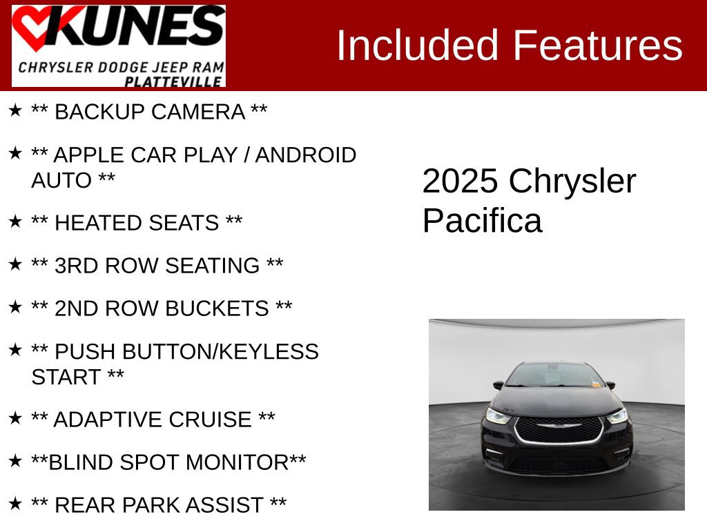 Used 2025 Chrysler Pacifica Select FWD image 2