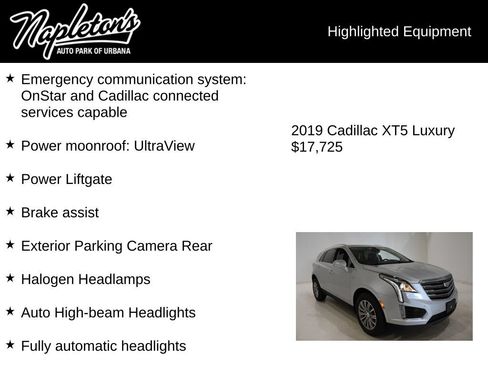 Used 2019 Cadillac XT5 Luxury AWD/4WD image 16