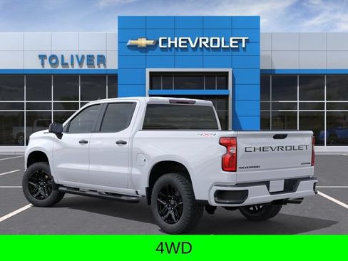 New 2026 Chevrolet Silverado 1500 Custom w/ Turbomax Blackout Package AWD/4WD image 3