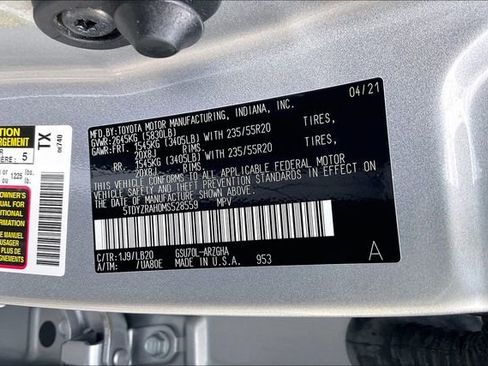 Used 2021 Toyota Highlander Limited FWD image 36