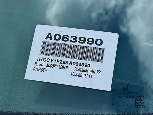 New 2025 Honda Accord LX image 25