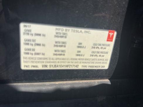 Used 2017 Tesla Model S P100D AWD/4WD image 7
