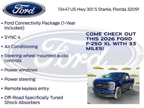 New 2026 Ford F250 XL w/ STX Appearance Package image 25