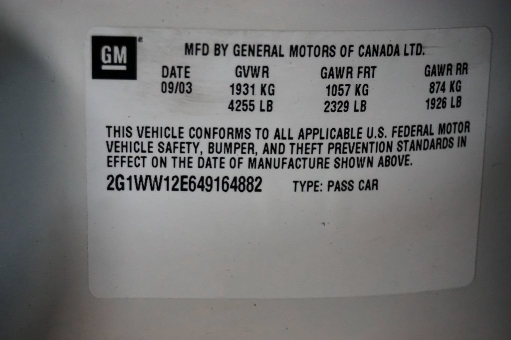 Used 2004 Chevrolet Monte Carlo LS w/ Preferred Equipment Group FWD image 19
