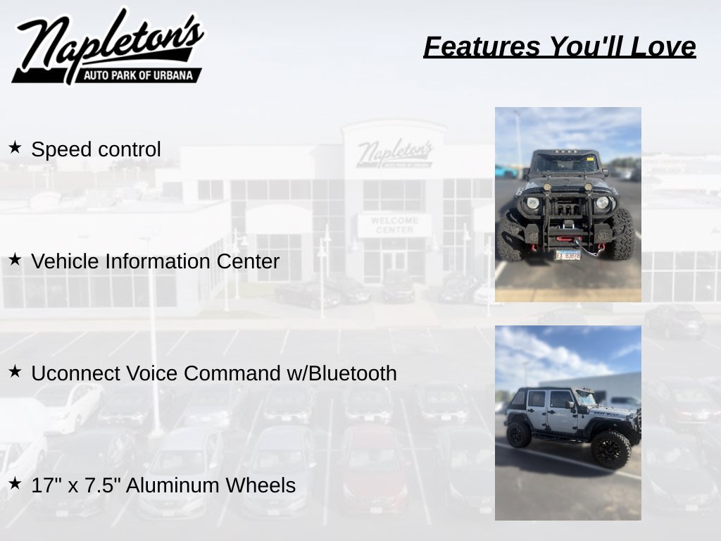 Used 2014 Jeep Wrangler Unlimited Sport w/ Connectivity Group AWD/4WD image 6