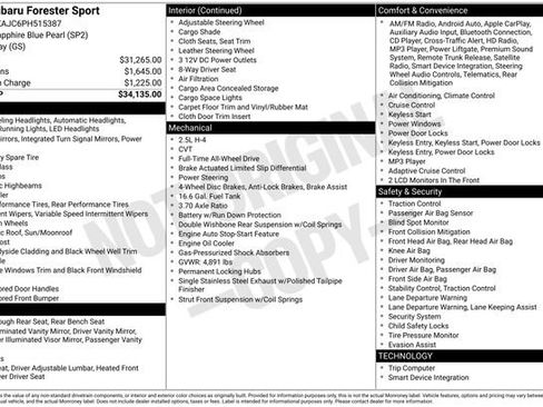 Used 2023 Subaru Forester Sport AWD/4WD image 4
