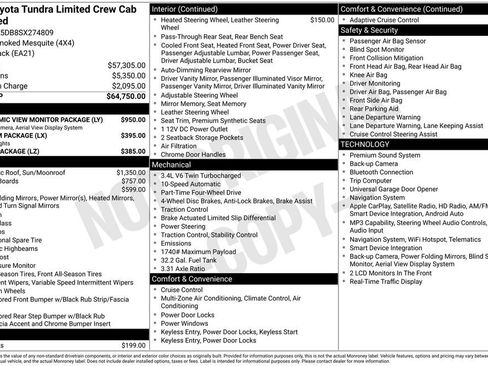 Used 2025 Toyota Tundra Limited AWD/4WD image 7