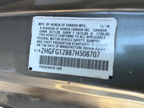 Used 2007 Honda Civic EX image 14