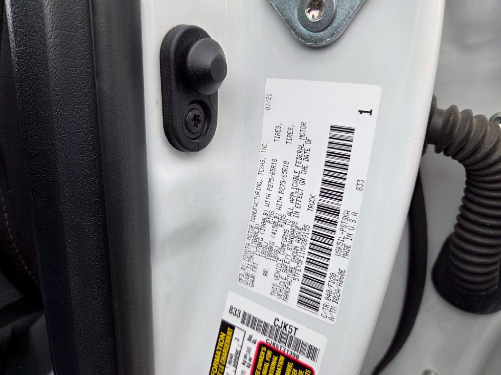 Used 2021 Toyota Tundra SR5 w/ Trail Edition RWD image 18