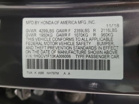 Used 2019 Honda Accord LX image 33