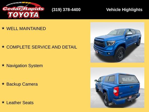 Used 2017 Toyota Tundra Platinum AWD/4WD image 7