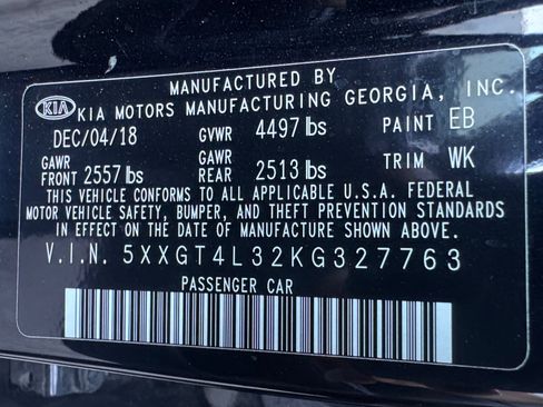 Used 2019 Kia Optima S FWD image 16