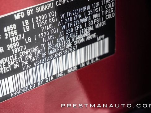 Used 2022 Subaru Outback Limited image 35