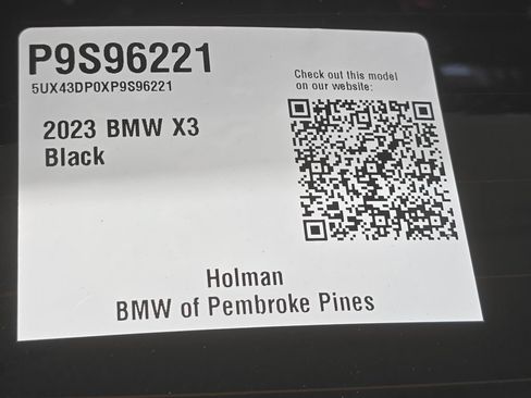 Certified 2023 BMW X3 sDrive30i w/ Convenience Package RWD image 29