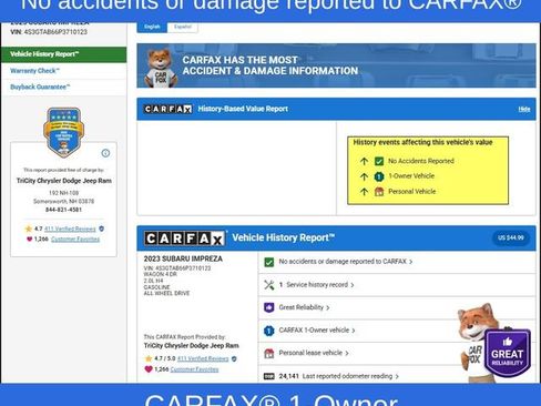 Used 2023 Subaru Impreza 2.0i image 2