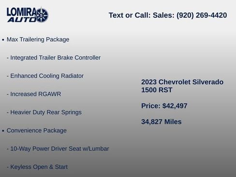Used 2023 Chevrolet Silverado 1500 RST w/ Convenience Package II AWD/4WD image 10