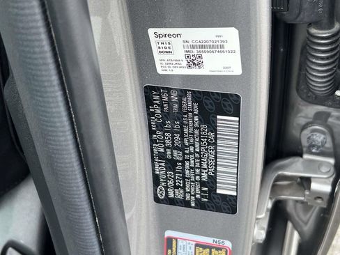 Certified 2023 Hyundai Elantra SEL w/ Preferred Accessory Package FWD image 19