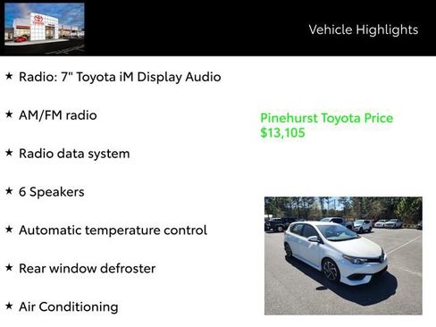 Used 2018 Toyota Corolla iM image 19