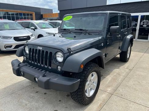 Certified 2018 Jeep Wrangler Unlimited Sport S AWD/4WD image 3