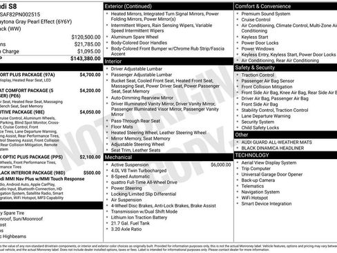 Used 2023 Audi S8 w/ S8 Comfort Plus Package image 9