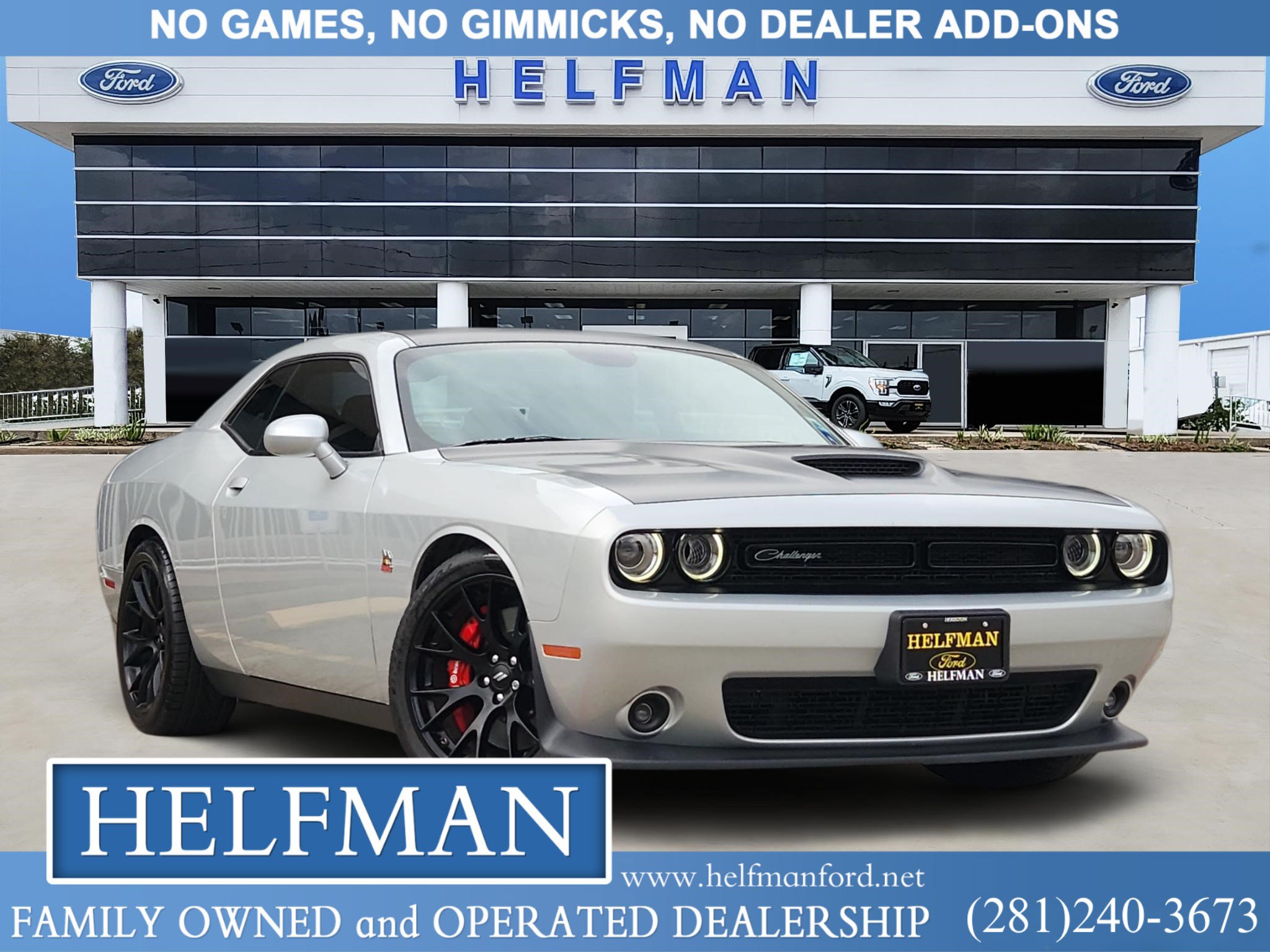 Used 2019 Dodge Challenger R/T Scat Pack w/ Dynamics Package RWD image 1