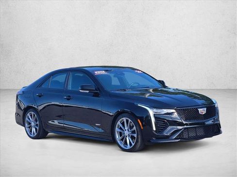 Used 2022 Cadillac CT4 V w/ Navigation Package RWD image 3