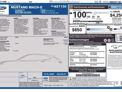 Used 2021 Ford Mustang Mach-E Select w/ Comfort/Appearance Package