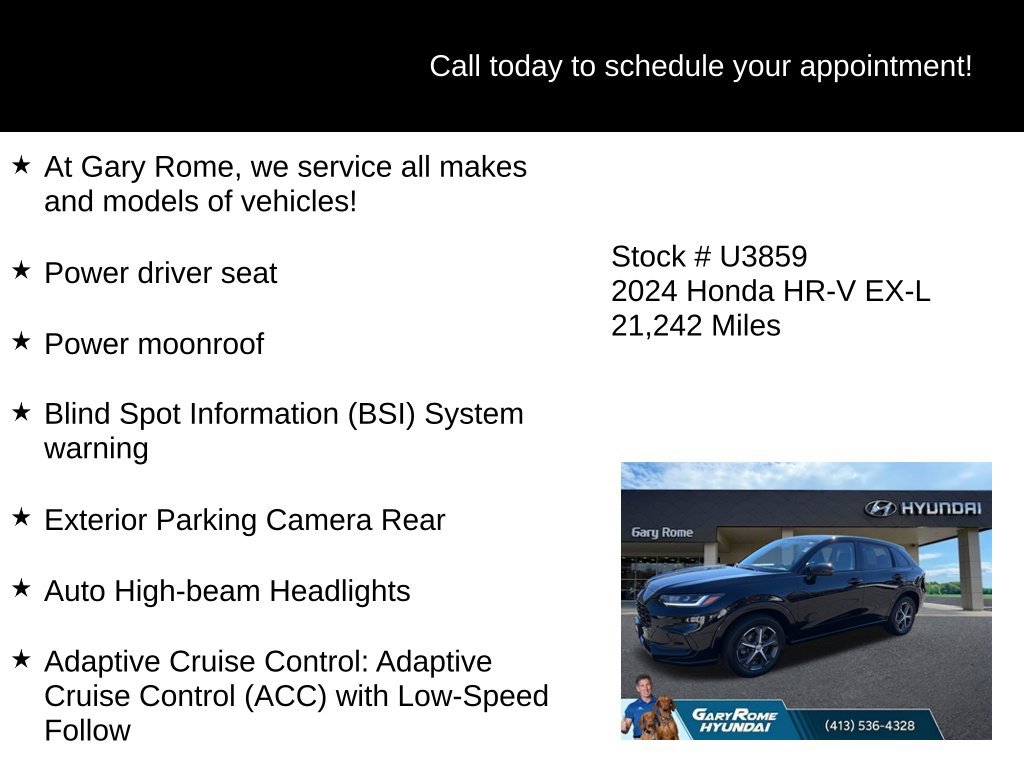 Used 2024 Honda HR-V EX-L image 6