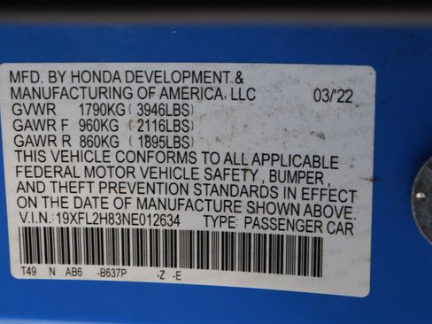 Used 2022 Honda Civic Sport image 37