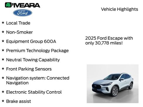 Used 2025 Ford Escape Platinum w/ Premium Technology Package image 7