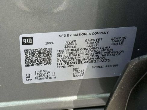 Certified 2025 Chevrolet TrailBlazer LT AWD/4WD image 25