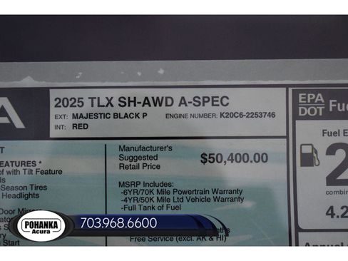 New 2025 Acura TLX A-Spec image 38