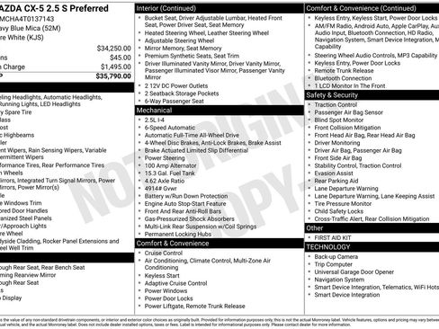 New 2026 MAZDA CX-5 Preferred AWD/4WD image 4