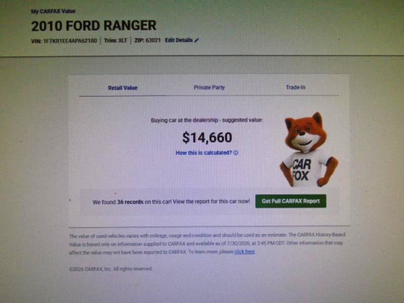 Used 2010 Ford Ranger XLT RWD image 26