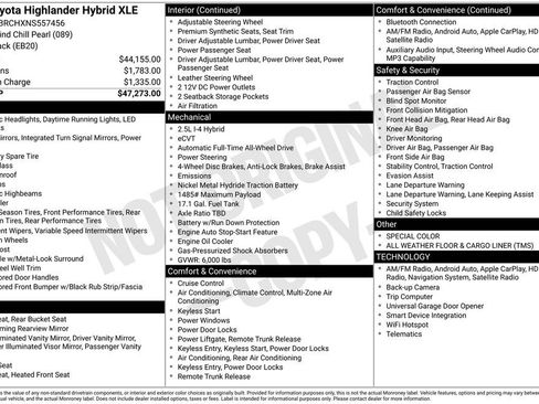 Used 2022 Toyota Highlander XLE image 56