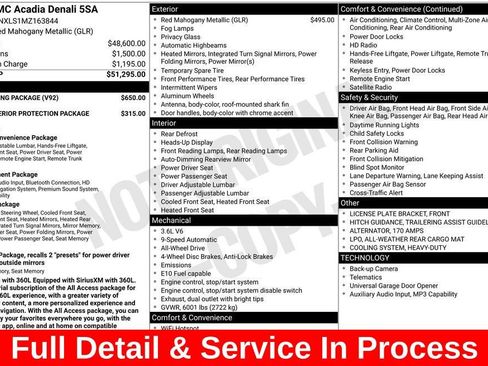 Used 2021 GMC Acadia Denali w/ Trailering Package AWD/4WD image 3