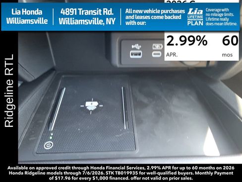 New 2026 Honda Ridgeline RTL image 25