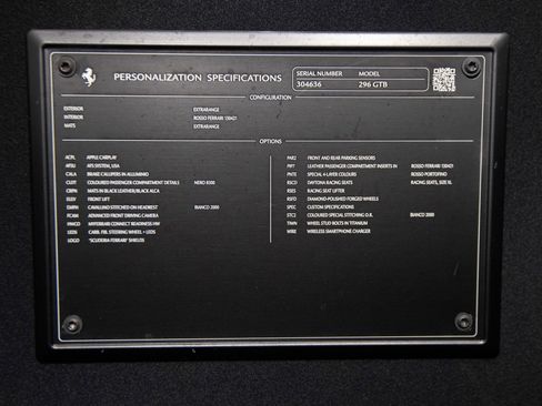 Certified 2024 Ferrari 296 GTB RWD image 36