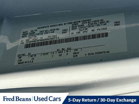 Used 2018 Ford E-350 and Econoline 350 Super Duty w/ Power Windows & Locks Group image 27