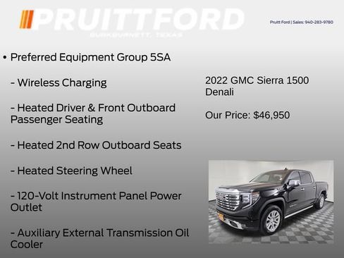 Used 2022 GMC Sierra 1500 Denali w/ Technology Package AWD/4WD image 25