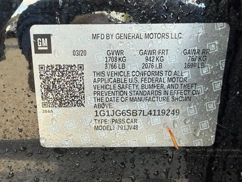 Used 2020 Chevrolet Sonic LT FWD image 13