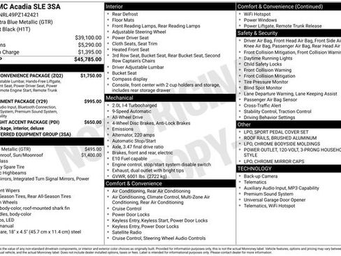 Certified 2023 GMC Acadia SLE w/ Driver Convenience Package image 16