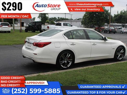Used 2015 INFINITI Q50 Hybrid w/ Deluxe Technology Package RWD image 6
